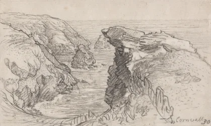 Eine Seite aus einem kornischen Skizzenbuch - Cornwall 30